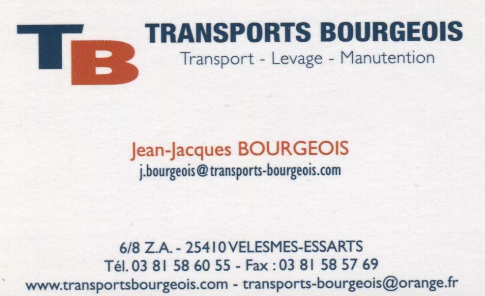 TRANSPORT BOURGEOIS